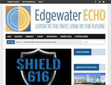Tablet Screenshot of edgewaterecho.com
